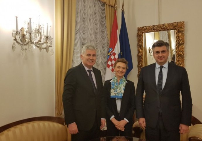 Čović s Plenkovićem i Pejčinović-Burić o europskoj perspektivi BiH