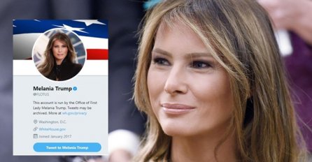 MELANIJA TRUMP NA TWITTERU PRATI SAMO PETERO LJUDI: Iznenadit ćete se kad vidite koga!