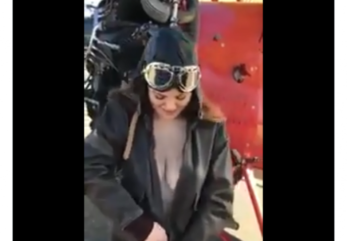 Djevojka krenula da skače sa padobranom, ali je naišla na neočekivani problem (VIDEO)