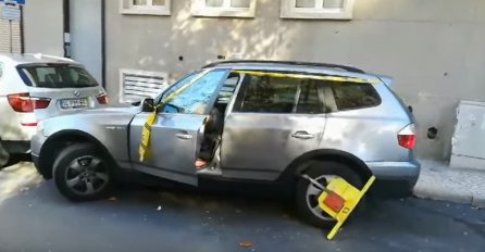 Nakon povratka iz prodavnice, vidio je da su na njegov BMW postavili 'kandžu'. Njegova reakcija? BRUTALNO! (VIDEO) 