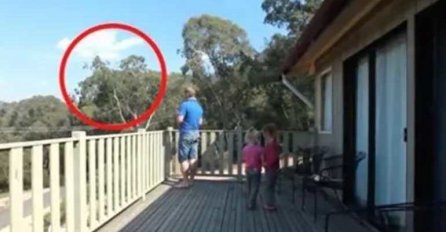 Majka je snimala kćerke i supruga kako se igraju na terasi, a tako je snimila i nešto do sada neviđeno! (VIDEO)