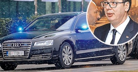 MOĆNO VOZILO KOJE JE SVIMA UPADALO U OČI: Pogledajte u kakvoj limuzinu su po Zagrebu vozili Vučića, a zanijemit ćete kada vidite koliko košta