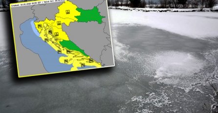 PRIPREMITE SE NA DEBELE MINUSE, U HRVATSKOJ IZDANA UPOZORENJA: A evo gdje će bit najgore