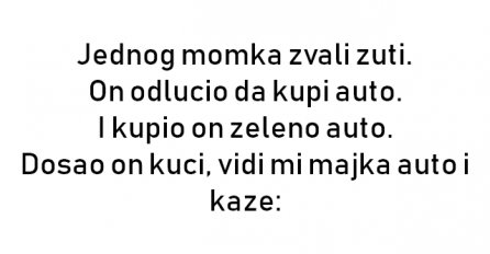 VIC : Jednog momka zvali zuti.