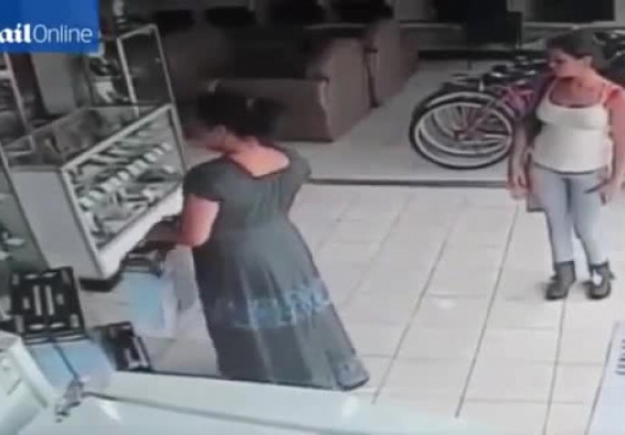 Ovakvu krađu još niste vidjeli: Kada pogledate šta je ova žena ukrala i na koji način past ćete sa stolice (VIDEO)