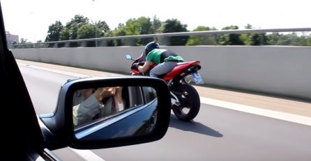 Mislio je da je nepobjediv na svom motoru, a onda ga je jedan tip na cesti OSRAMOTIO U SVOM BMW-u! (VIDEO)