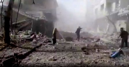 Gotovo 100 mrtvih u novim zračnim napadima u Siriji, među njima 20 djece