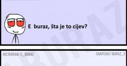 E buraz, šta je to cijev?