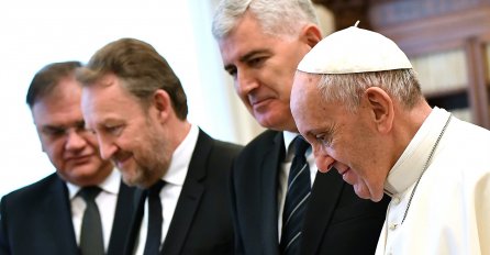 Članovi Predsjedništva BiH susreli se sa papom Franjom