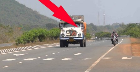 Dobro obratite pažnju na cestu: Nećete vjerovati šta se pojavilo ispred ovog kamiona! (VIDEO)