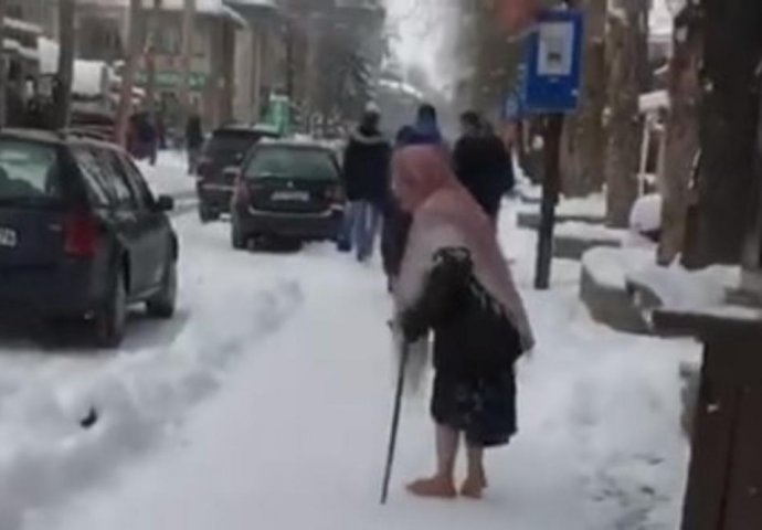 NENA PROSJAK IZ BIH ZAPREPASTILA DOBROČINITELJA: Kupio joj tople čizme, ali ga je njena reakcija zaledila (VIDEO)