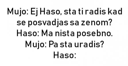 VIC : Razgovaraju Mujo i Haso o svadji sa ženom