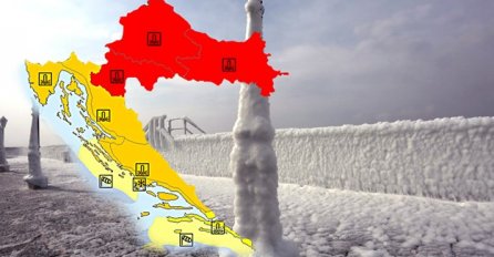 UPALJEN CRVENI ALARM ZA HRVATSKU: Evo šta ih danas čeka!