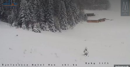 DVA METRA SNIJEGA NA BJELAŠNICI: Evo koliko je izmjereno u drugim krajevima BiH!