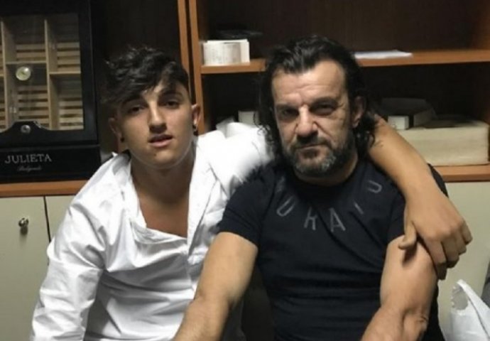 POHVALIO SE TETOVAŽOM: Sin Ace Lukasa uradio ogromnu tetovažu sa likom svog oca! (FOTO)