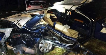 Teška saobraćajna nesreća: Audi potpuno smrskan, VATROGASCI VADILI UNESREĆENE IZ AUTA! (FOTO)