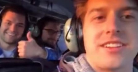 NIJE NI SLUTIO DA JE OVO NJEGOV ZADNJI SNIMAK: Putnik snimio posljednje trenutke prije pada helikoptera 