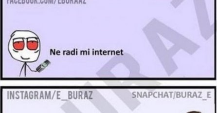 Ne radi mi internet