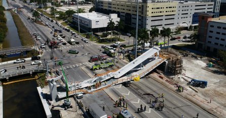 NIJE NI ČUDO DA SE SRUŠIO: Most u Majamiju sagradili za samo 6 sati, pao poslije 6 DANA!