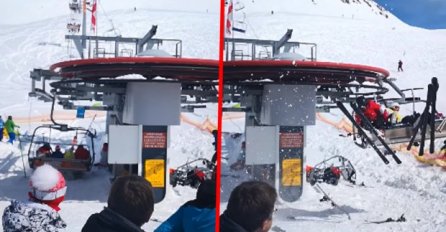 HOROR, ŽIČARA POČELA DA DIVLJA, BACALA LJUDE NA SVE STRANE:  Ljudi nepomično leže na snijegu, prizori su zastrašujući (VIDEO)