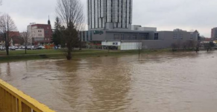 Zbog intenzivnih padavina vodostaj rijeke Sane je od jučer porastao za metar