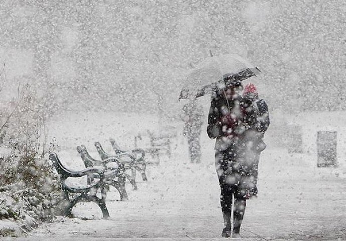 U Bosni pada snijeg, u Hercegovini kiša