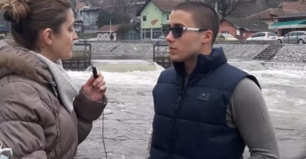 BEZ RAZMIŠLJANJA SE BACIO U VODU: Momak iz Užica spasio dijete iz nabujale rijeke (VIDEO)