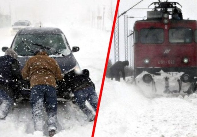 MEĆAVA PARALIZOVALA BALKAN: Saobraćajni kolaps u BiH, orkanska bura tutnji 170 km/h Hrvatskom, a tek da vidite Srbiju (FOTO) 