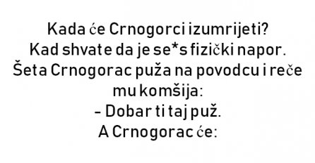 VIC : Kada će Crnogorci izumrijeti?