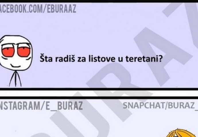 Šta radiš za listove u teretani?