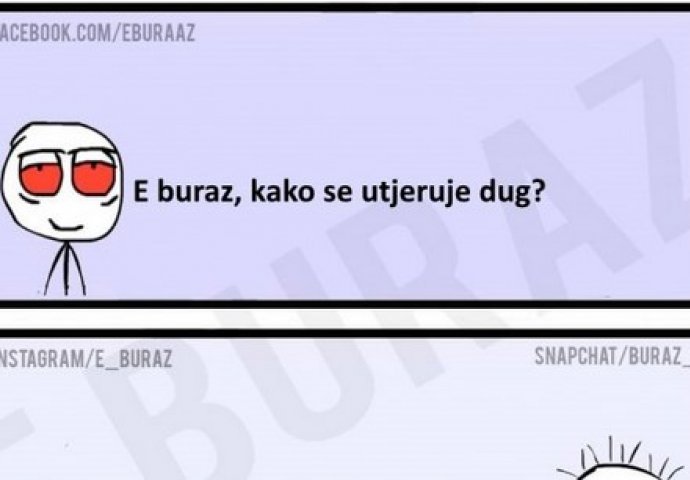 E buraz, kako se utjeruje dug?