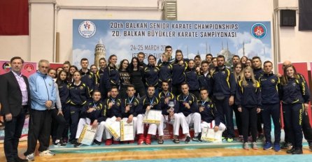 Šest medalja za Karate savez BiH na Balkanskom prvenstvu u Istanbulu