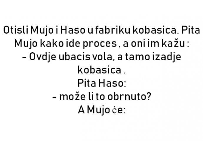 VIC  Mujo i Haso u fabrici kobasica