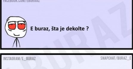 E buraz, šta je dekolte?