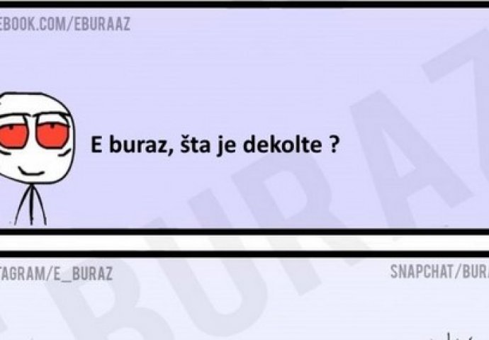 E buraz, šta je dekolte?