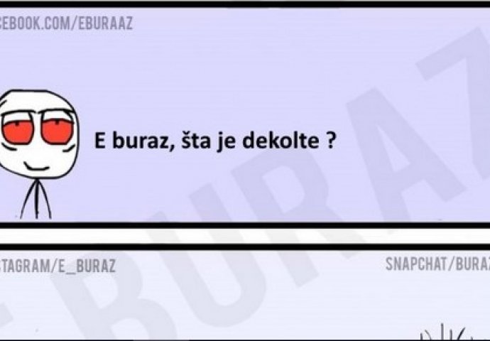 E buraz, šta je dekolte?