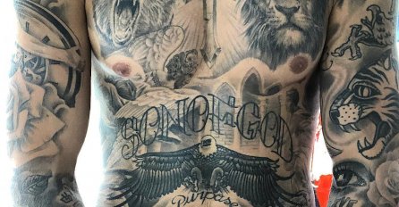 PJEVAČ SE TETOVIRAO 100 SATI: Ovako sada izgleda njegovo tijelo!