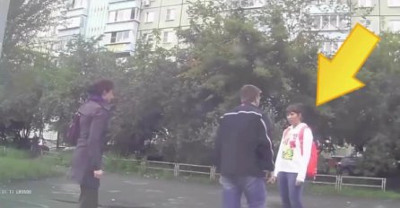 TUKAO ŽENU, A ONDA JE NAIŠLA ONA: Prokleo je dan kad se rodio! (VIDEO)