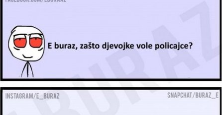 E buraz, zašto žene vole policajce?