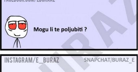 Mogu li te poljubiti ?