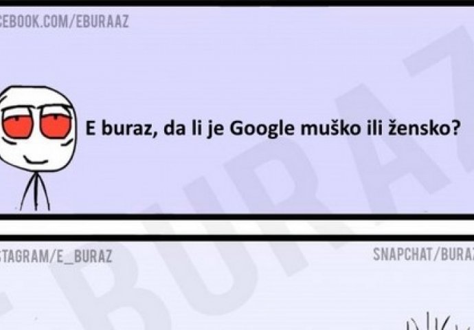 E buraz, da li je Google muško ili žensko ?