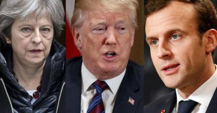 NAKON UDARA NA SIRIJU: Makron, Tramp i Mej telefonom razgovarali o rezultatima napada