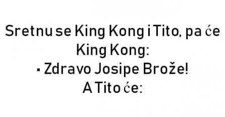 VIC  : King Kong i Tito