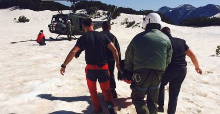 PROBIJANJE DO POVRIJEĐENE TRAJALO CIJELU NOĆ: Helikopterom prevezena sa Prenja u Konjic! (VIDEO)