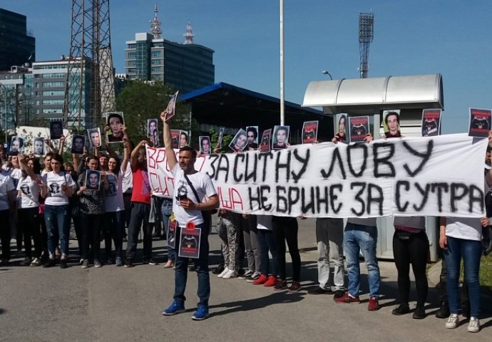Dodik na protestu građana koji traže pravdu u 'slučaju David Dragičević'