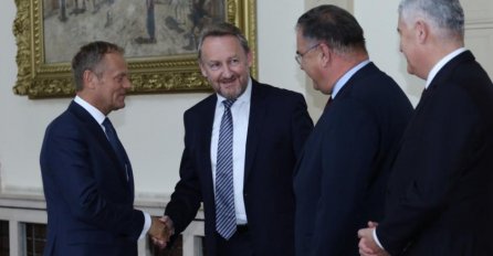 Članovi Predsjedništva BiH sastali se u Sarajevu s predsjednikom EV-a Tuskom 
