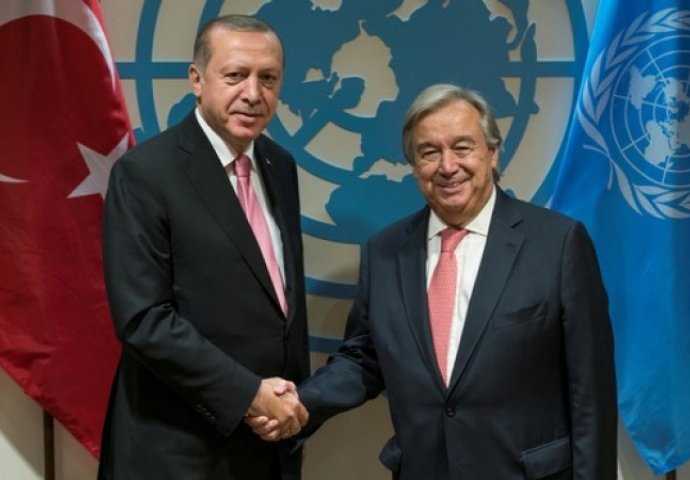 Erdogan i Guterres razgovarali o podršci palestinskim izbjeglicama i o Siriji