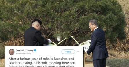 Trump na Twitteru prokomentarisao sastanak vođa dvije Koreje: "Samo vrijeme će pokazati"