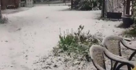 NAKON TOPLIH DANA, NAGLI PAD TEMPERATURE: Snijeg zabijelio grad, a najgore tek dolazi