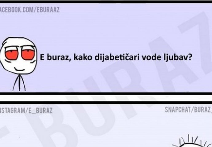 E buraz, kako dijabetičari vode ljubav?